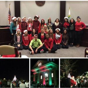 QG Choir Sings at Mint Hill Tree Lighting