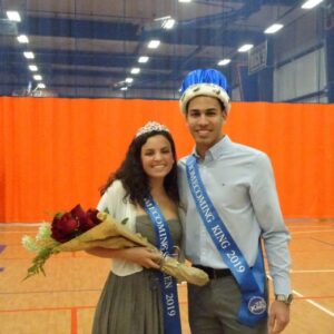 Homecoming King and Queen at Queen’s Grant High School